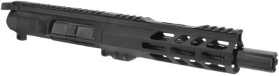 TacFire Pistol Upper Assembly for AR-Platform, 45 ACP, 7 in. Black Nitride Barrel, Black Anodized, 7075-T6 Aluminum Receiver