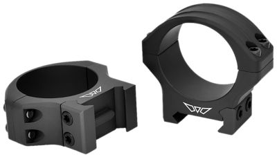 Warne Maxima Horizontal Rings, 34mm Tube, Low, Picatinny/Weaver, Matte Black, Steel