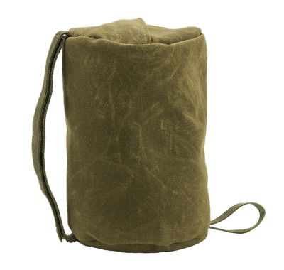 Cole-tac Woobie Bag Waxed Rifle Rest, Prefilled, Green, Rear Bag, 0.74 lb.