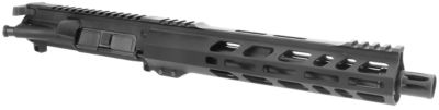 TacFire Pistol Upper Assembly for AR-Platform, 300 Blackout, 10 in. Black Nitride Barrel, Black Anodized, Aluminum Receiver