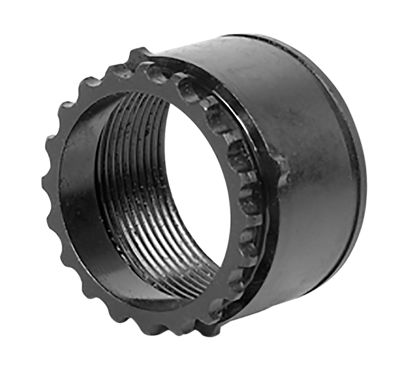 LBE Unlimited Barrel Nut for AR-10, Black Phosphate, 4130 Steel
