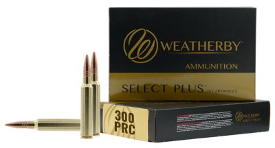 Weatherby Select Plus .300 PRC 195-Grain Hammer Custom Rifle Ammunition, 20 Rounds