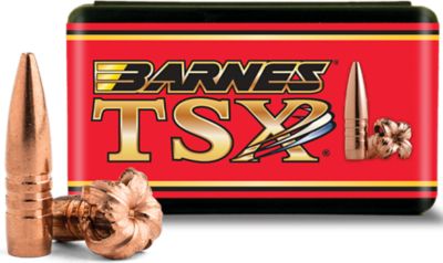 Barnes Bullets TSX .35 Remington 180-Grain TSX FN FB Reloading Rifle Bullets, 50 Rounds
