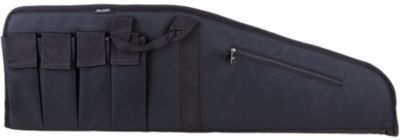 Bulldog 45 in. Rifle Extreme Tactical Water-Resistant Nylon Gun Case with 4 Magazine Pouches, Black