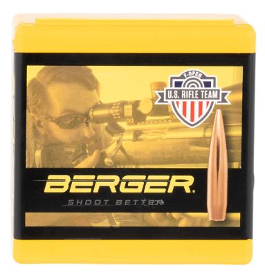 Berger Bullets Hybrid Target 7mm 184-Grain F-Open Hybrid Reloading Rifle Bullets, 100 Rounds