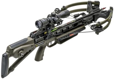 TenPoint 32.5 in. Venom X ACUslide Crossbow with Pro-View 400 Scope, 215 Draw, Moss Green