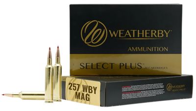Weatherby Select Plus .257 Weatherby Mag 110-Grain Hornady ELD-X Rifle Ammunition, 20 Rounds