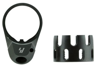 Strike Industries AR Enhanced Castle Nut and Extended End Plate with QD