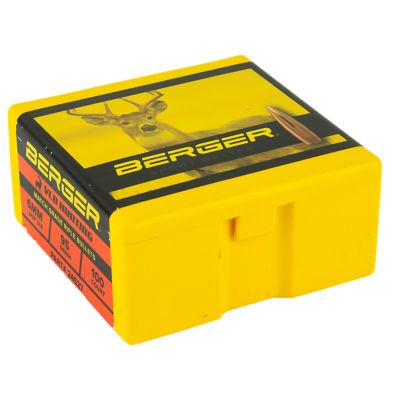 Berger Bullets VLD Hunting Long-Range 6mm 95-Grain Secant Very Low Drag Reloading Rifle Bullets, 100 Rounds