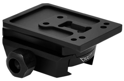 Warne Red-Dot Riser for Holosun AEMS, Tactical, Black Anodized, 6104M