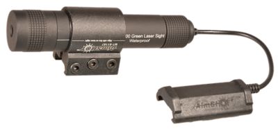 Aimshot Green Rifle Laser Sight Kit, Matte Black
