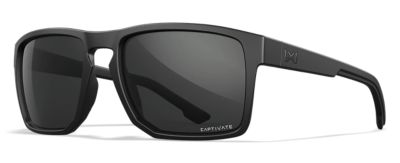 Wiley X Adult Founder Polycarbonate Frame Shooting Glasses, Gray/Matte Black