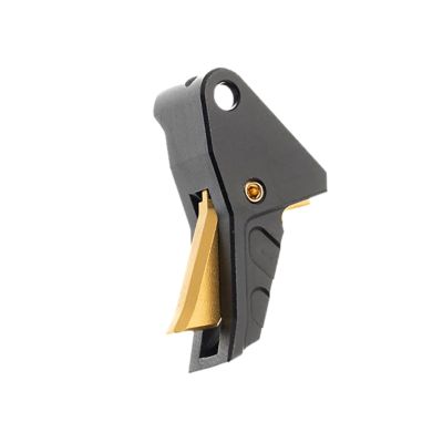 Tyrant CNC I.T.T.S Trigger for Springfield Echelon, Black/Gold, Anodized, Aluminum