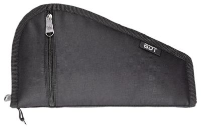 Bulldog 12 in. x 6 in. Deluxe Water-Resistant Pistol Case with Pocket and Sleeve, Black