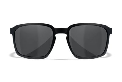 Wiley X Adult Alfa M Polycarbonate Frame Shooting Glasses, M/L, Smoke Gray/Matte Black