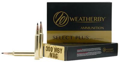 Weatherby Select Plus .300 Weatherby Mag 200-Grain Hornady ELD-X Rifle Ammunition, 20 Rounds