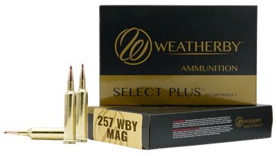 Weatherby Select Plus .257 Weatherby Mag 100-Grain Barnes Tipped TSX Lead Free Rifle Ammunition, 20 Rounds