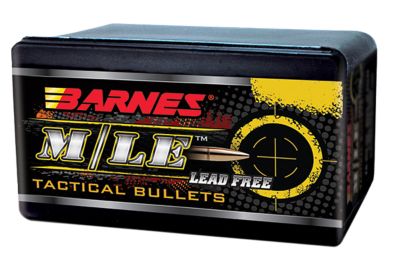 Barnes Bullets TAC-TX M/LE .300 AAC Blackout 110-Grain TAC-TX Flat Base Reloading Rifle Bullets, 50 Rounds
