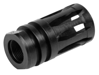 LBE Unlimited A2 Birdcage Flash Hider for AR-15, 5.56x45mm NATO, Black, 4140 Steel