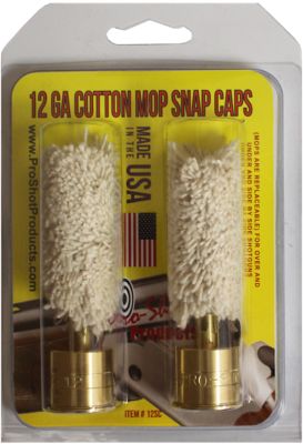 Pro-Shot 12-Gauge #5/16-27 Brass/Cotton Snap Caps Shotgun Mops, 2 pc.