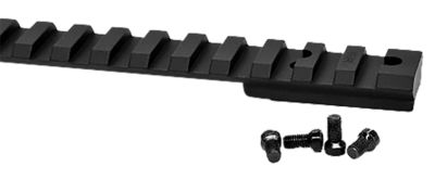 Warne Vapor Picatinny Rail for Howa 1500/Weatherby Vanguard Except Weatherby MK V, Black, Aluminum, Short Action, 0 MOA