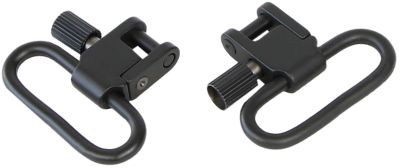 Bulldog Deluxe Locking Swivel Set, 1 in., Black, Steel