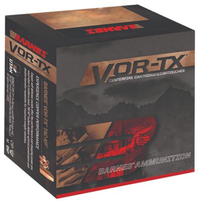 Barnes Bullets VOR-TX .454 Casull 250-Grain Barnes VOR-TX XPB Handgun Ammunition, 20 Rounds
