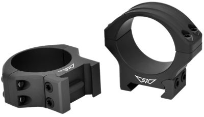 Warne HyperLite Scope Rings, 34mm Tube, Low, Maxima/Weaver/Picatinny, Matte Black, MagnaFusion Alloy