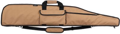 Bulldog 48 in. Long Range Rifle Water-Resistant Nylon Gun Case, Tan/Black