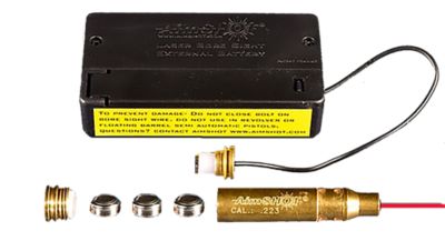 AimSHOT Modular Bore Sight, 223 Rem, Brass, Includes Batteries