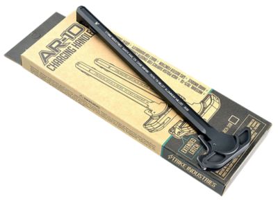 Strike Industries Extended Latch Charging Handle for AR-10, Black Anodized, Aluminum