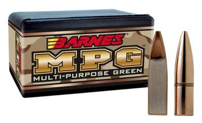 Barnes Bullets MPG .223 Remington 55-Grain Multi-Purpose Green Reloading Rifle Bullets, Multi Purpose Green, 100 Rounds