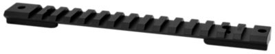 Warne Vapor Picatinny Rail for Savage 110 Long Action, Black Anodized, 0 MOA
