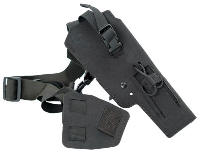 Cole-tac Varmint Wrangler Chest Pistol Holster for 0.22 Suppressor Hosts, Left Hand, Black, VW211