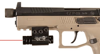 Aimshot Pistol Red Laser Sight, Matte Black