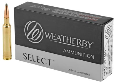 Weatherby Select 7mm Weatherby Mag 154-Grain Hornady Interlock Rifle Ammunition, 20 Rounds
