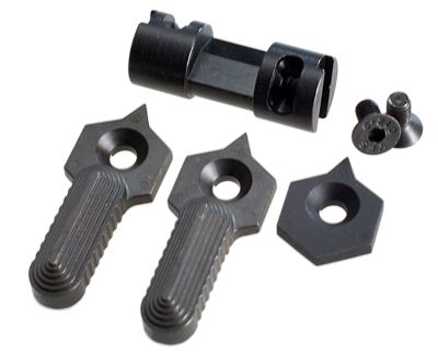 Strike Industries Hex 3 In 1 Selector Switch for AR-Platform, Ambidextrous, Black, Steel