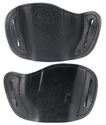 Bulldog Molded OWB Holster for Glock, Ruger P85, S&W M&P 40, Right Hand, Black, Leather