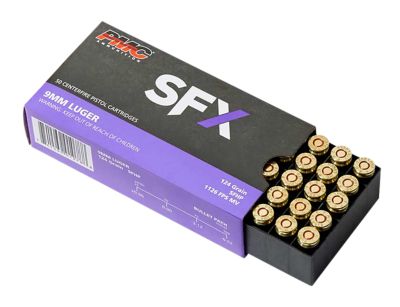 PMC SFx 9mm Luger 124-Grain StarFire Hollow Point Handgun Ammunition, 50 Rounds