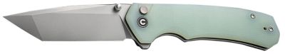 Civivi Knives 3.46 in. Brazen Folding Knife, Stonewashed, D2 Steel, Blade Natural G10 Handle