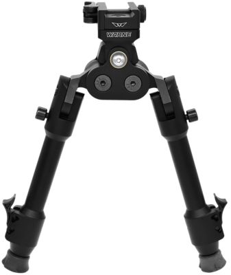 Warne Skyline Precision Pro Quick-Detach Shooting Bipod for Picatinny, Black