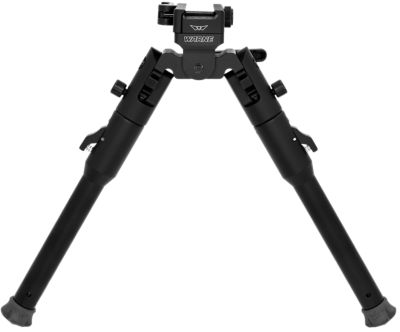 Warne 6.5 to 11.15 in. Quick-Detach Lite Skyline Shooting Bipod for Picatinny, Matte Black