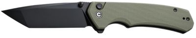 Civivi Knives 3.46 in. Brazen Folding Knife, Black D2 Steel Blade, OD Green Textured G10 Handle