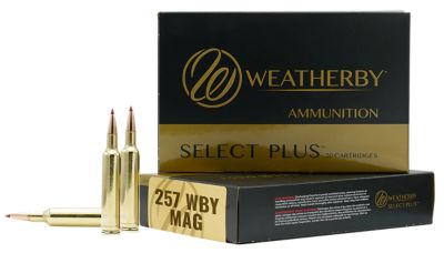 Weatherby Select Plus .257 Weatherby Mag 92-Grain Hammer Custom Rifle Ammunition, 20 Rounds
