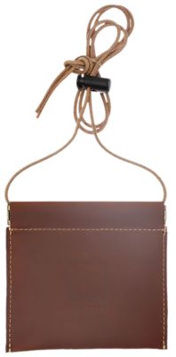 Riven Diaphragm Lanyard Call Holder, Brown, Leather