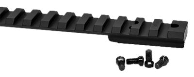 Warne Vapor Picatinny Rail for Ruger American, Black Anodized, Short Action, 0 MOA