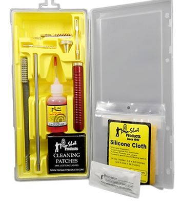 Pro-Shot Classic Box Kit for .22 Cal Pistols, Yellow, Plastic Case