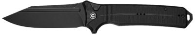 Civivi Knives 3.74 in. Neurohaptic EDC Folding Knife, Clip Point Black, Stonewashed, Nitro-V Steel Blade, Black G10 Handle