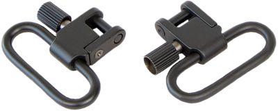 Bulldog Deluxe Locking Swivel Set, 1.25 in., Black, Steel