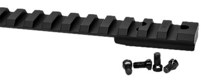 Warne Vapor Picatinny Rail for Ruger American Rimfire, Black Anodized, Aluminum, 15 MOA